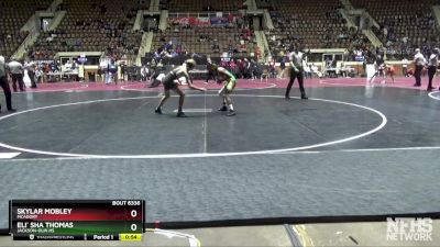 6A 113 lbs Cons. Semi - Eli` Sha Thomas, Jackson-Olin HS vs Skylar Mobley, Mcadory