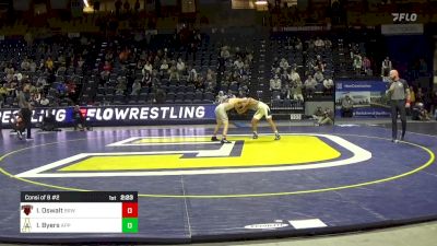 141 lbs Consi Of 8 #2 - Ian Oswalt, Brown vs Ike Byers, Appalachian State