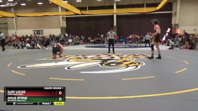 197 lbs Champ. Round 1 - Doug Byrne, Baldwin Wallace vs Ajay Locke, Ohio Northern