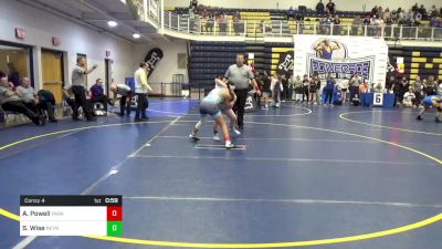 130 lbs Consy 4 - Amiya Powell, Parkersburg South-WV vs Sophia Wise, Reynolds