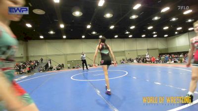 80 lbs Rr Rnd 1 - Lily Thompson, Untouchables Girls RED vs Elissa Cruz, Sisters On The Mat Black