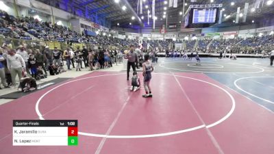 69 lbs Quarterfinal - Karson Jaramillo, Duran Elite vs Noah Lopez, Montrose Elite