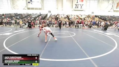 113 lbs Cons. Round 2 - Brenden Berry, PABA Wrestling Club vs Jack Christmann, Bears Of Brewster Wrestling