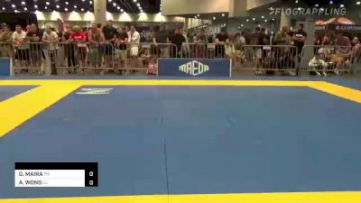 DANIEL MAIRA vs ANTHONY WONG 2022 IBJJF Jiu-Jitsu CON International
