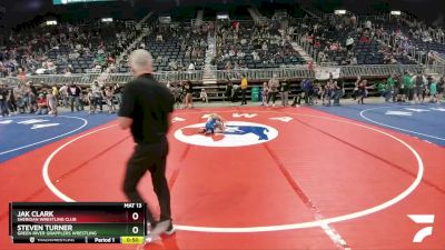 67 lbs Champ. Round 1 - Jak Clark, Sheridan Wrestling Club vs Steven Turner, Green River Grapplers Wrestling