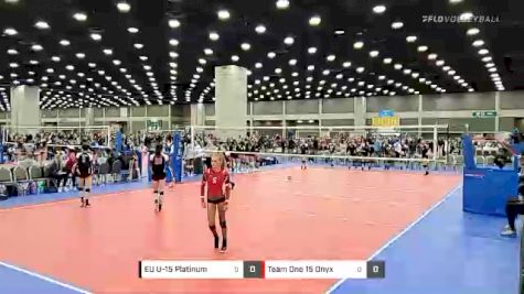 EU U-15 Platinum vs Team One 15 Onyx - 2022 JVA World Challenge presented by Nike - Expo Only
