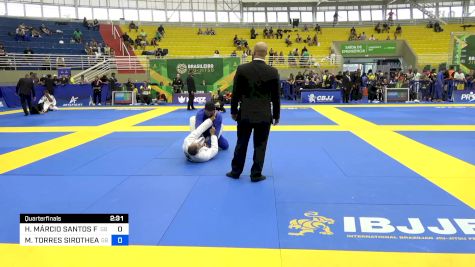 HÉLIO MÁRCIO SANTOS FERREIRA vs MARCOS TORRES SIROTHEAU BARBOSA 2024 Brasileiro Jiu-Jitsu IBJJF