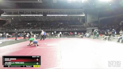 155 lbs Cons. Round 3 - Arabella Mercado, El Camino vs Zion Green, Inderkum