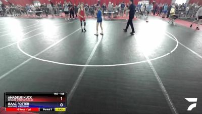 106 lbs Cons. Semi - Amadeus Kuck, Ringers Wrestling Club vs Isaac Foster, Aviators Wrestling