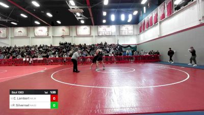 285 lbs Consolation - Clyde Lambert, Wilmington vs Peter Silvernail, Nauset