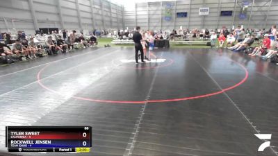 88 lbs Round 2 (8 Team) - Tyler Sweet, California vs Rockwell Jensen, Team Idaho