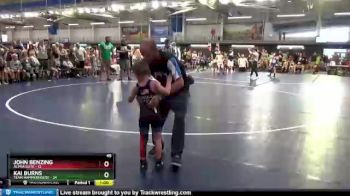 45 lbs Round 8 (10 Team) - Kai Burns, Team Hammerhouse vs John Benzing, Alpha Elite