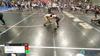 90 lbs Rr Rnd 3 - Jack Bovos, Salina Wrestling Club vs Cannon Aldridge, Saints Wrestling Club