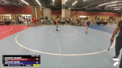 113 lbs Cons. Semi - Jackson Vaughn, Sam And Lukes Fantastic Freestyle Team vs Jackson Ewing, Spring Klein Wrestling Club