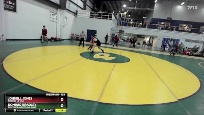 153 lbs Round 2 - Dominiq Bradley, Tallwood Wrestling Club vs Johnell Jones, Ground Up USA