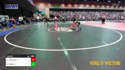 64 lbs Round Of 32 - Ryker Johnson, Eastern Oregon Elite vs Garrett Raley, Florida Scorpions