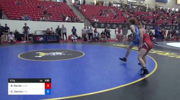 57 kg Cons 16 #1 - Blake Nevils, Team Idaho Wrestling Club vs Daniel Dennis, Steller Trained Wrestling