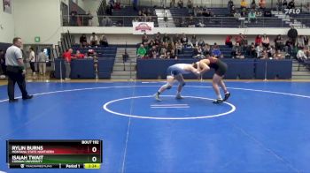 184 lbs Cons. Semi - Rylin Burns, Montana State-Northern vs Isaiah Twait, Corban University