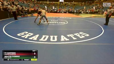 6A-175 lbs Semifinal - Ty Hammers, Gardner Edgerton vs Denton Dobbins, Blue Valley