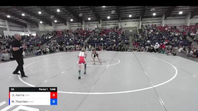 56 lbs 1st Place Match - Ezra Harris, Sanderson Wrestling Academy vs Mac Thornton, Wasatch Wrestling Club