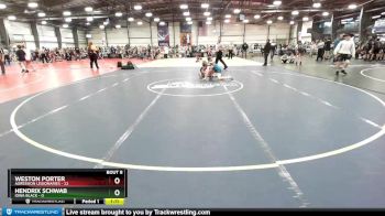 92 lbs Rd# 5- 3:45pm Friday Final Pool - Weston Porter, Agression Legionaries vs Hendrix Schwab, Iowa Black