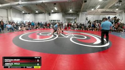 170 lbs Semifinal - Matilda Hruby, Brighton vs Abbigail Wold, Canon City