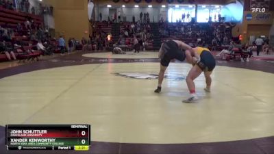 197 lbs Semifinal - John Schuttler, Graceland University vs Xander Kenworthy, North Iowa Area Community College