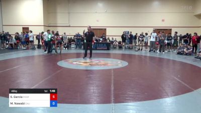 48 kg Rnd Of 64 - Stefano Garcia, Miami Wrestling Club vs Massi Nawabi, California