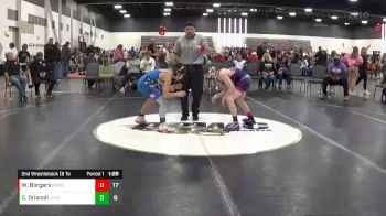 95 lbs 2nd Wrestleback (8 Team) - Cannon Driscoll, Junior Terps Xtreme (MY) vs Weston Borgers, Beast Mode