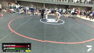 160 lbs Champ. Round 2 - Achilles Evans, CO vs Nolan Deemer, AK