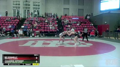 138 lbs Cons. Round 3 - Bo Donnelly, Brentwood Academy vs Channing Anthony, Friendship Christian School