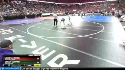 D3-106 lbs Champ. Round 1 - Lincoln Beyer, Westfield Area vs Derek Godard, Auburndale