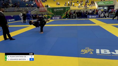 PAULO RUAN SANTANA DE OLIVEIRA vs JOÃO EDUARDO BATISTA DE LIMA 2024 Brasileiro Jiu-Jitsu IBJJF