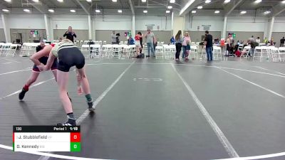 130 lbs 3rd Place Match - Jake Stubblefield, Virginia Patriots vs Darek Kennedy, Bull Island Grappling