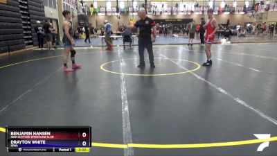 145 lbs Champ. Round 1 - Benjamin Hansen, High Altitude Wrestling Club vs Drayton White, Iowa