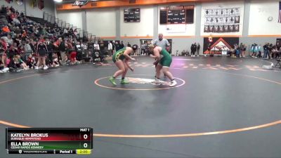 235 lbs 1st Place Match - Ella Brown, Cedar Rapids Kennedy vs Katelyn Brokus, Dubuque Hempstead