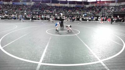 46 lbs Round Of 16 - Hendrix Seibel, Belleville Little Devils vs Caleb De Los Reyes, Kansas Young Guns