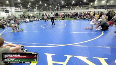 95 lbs Finals (2 Team) - Jack Thrift, GREAT NECK WC - GOLD vs Jackson Thienel, NORTH CAROLINA WRESTLING FACTORY