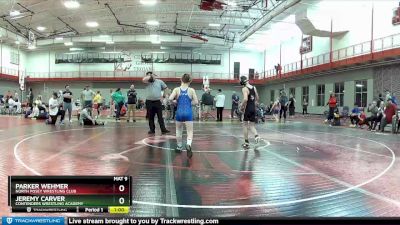 80 lbs Semifinal - Jeremy Carver, Contenders Wrestling Academy vs Parker Wehmer, North Posey Wrestling Club