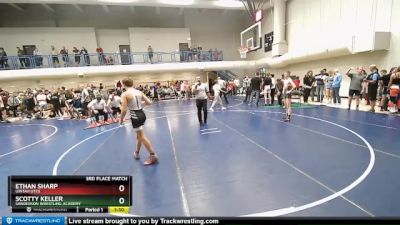 113 lbs 3rd Place Match - Ethan Sharp, Uintah Utes vs Scotty Keller, Sanderson Wrestling Academy