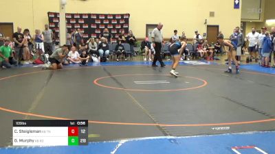 105 lbs Rr Rnd 3 - Caleb Steigleman, K8 Team Nauman vs Gavin Murphy, K8 Team Round-Up