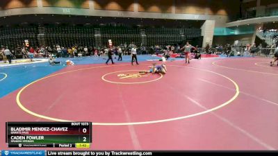 190 lbs Cons. Round 3 - Caden Fowler, Spanish Springs vs Bladimir Mendez-Chavez, Grants Pass