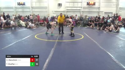 95 lbs Round 2 - Cameron Olenchick, Rogue W.C. (OH) vs Tavin Shaffer, 84 Athletes (VA)