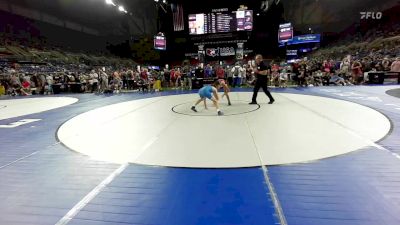 120 lbs Cons 16 #2 - Luke Rioux, Indiana vs Luke Koenen, Minnesota