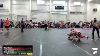 126 lbs Finals (2 Team) - Tiaj Thao, Combat Athletics Black vs Lian Castro, U2 Upstate Uprising