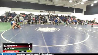 195 lbs Cons. Round 6 - Rocky Windrath, Fountain Valley vs Calvin Velasco, Royal