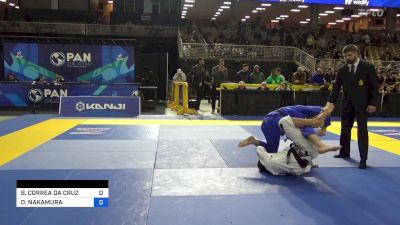 BERNARDO CORREA DA CRUZ vs DAISUKE NAKAMURA 2024 Pan Jiu Jitsu IBJJF Championship