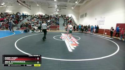 170 lbs Cons. Round 2 - Avery Posey, Wyoming Indian vs Erick Schwarzrock, Kelly Walsh