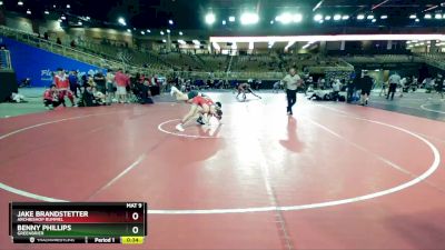 138 lbs Cons. Round 4 - Jake Brandstetter, Archbishop Rummel vs Benny Phillips, Greenbrier