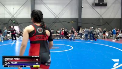 136 lbs Quarterfinal - Arianna Perez, WA vs Marli Miller, WA